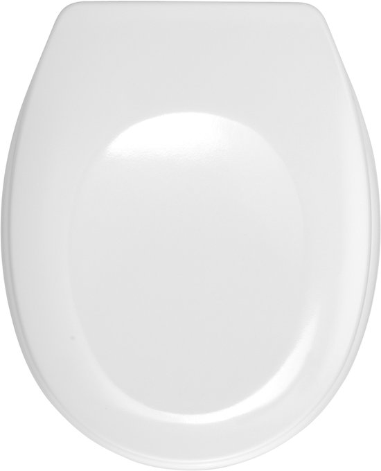 WENKO Premium wc-bril Samos Slate Blue, antibacteriële toiletbril met