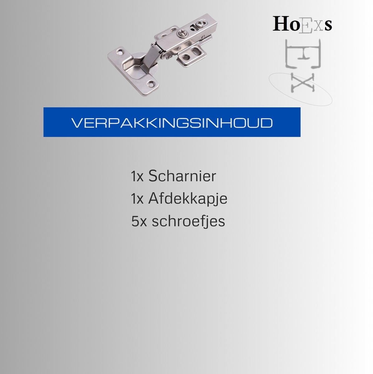 Softclose Scharnier Binnenliggend 110° - Geruisloos en Precies Sluiten