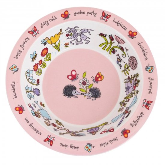 Geheime tuin kinder servies set melamine (bord + kom + beker) - Tyrrell Katz van Tyrrell Katz — afbeelding 4