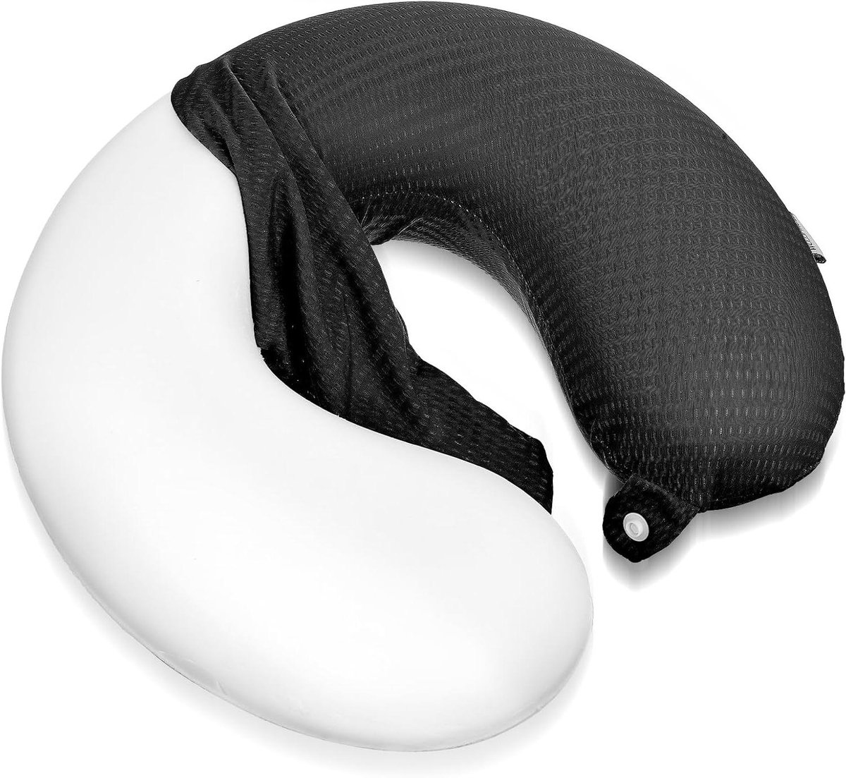 Allecto Plus - Nekhoeskussenhoes 34 cm - Zacht en Wasbaar - Reis- en Vliegtuighoes