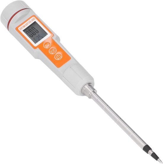 Foto: Allecto plus draagbare bodemmeter ec tester voor grondmeting in tuin en boerderij bodemhygrometersensor en led display voor planten en gazononderhoud