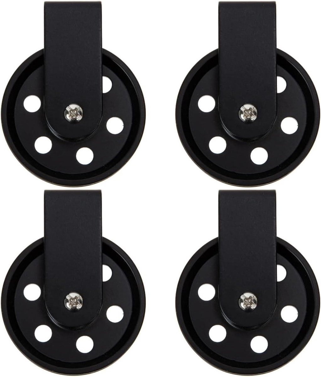 4 Stuks Metalen Kabel Katrol IJzeren Wiel Vintage Decor - Steampunk Stijl - Boerderij Industriële Look - Opknoping Wiel Plant Smeedijzer Lift - Accessoires Verlichting