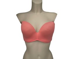 Wonderbra Perfect Strapless Beha roze - 80A