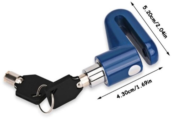 Antivol Frein à Disque Pour Scooter électrique Et Moto, Avec Câble De Sécurité, Neuf