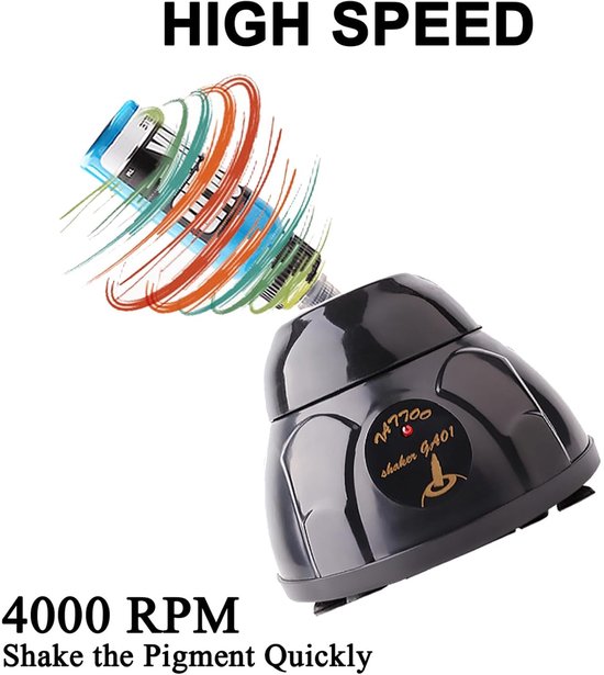 RFWR® Vortex-mixer 4000 omw/min met touch-functie voor efficiënt mengen van RFWR — afbeelding 5