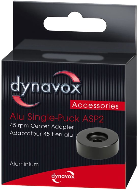Dynavox ASP2 aluminium single puck zwart — afbeelding 2