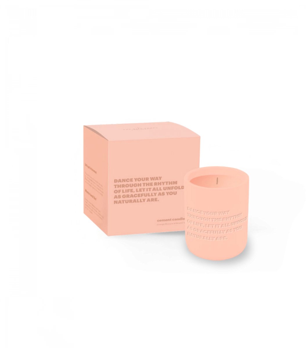 The Gift label Cemented candle Dance your way through kaars