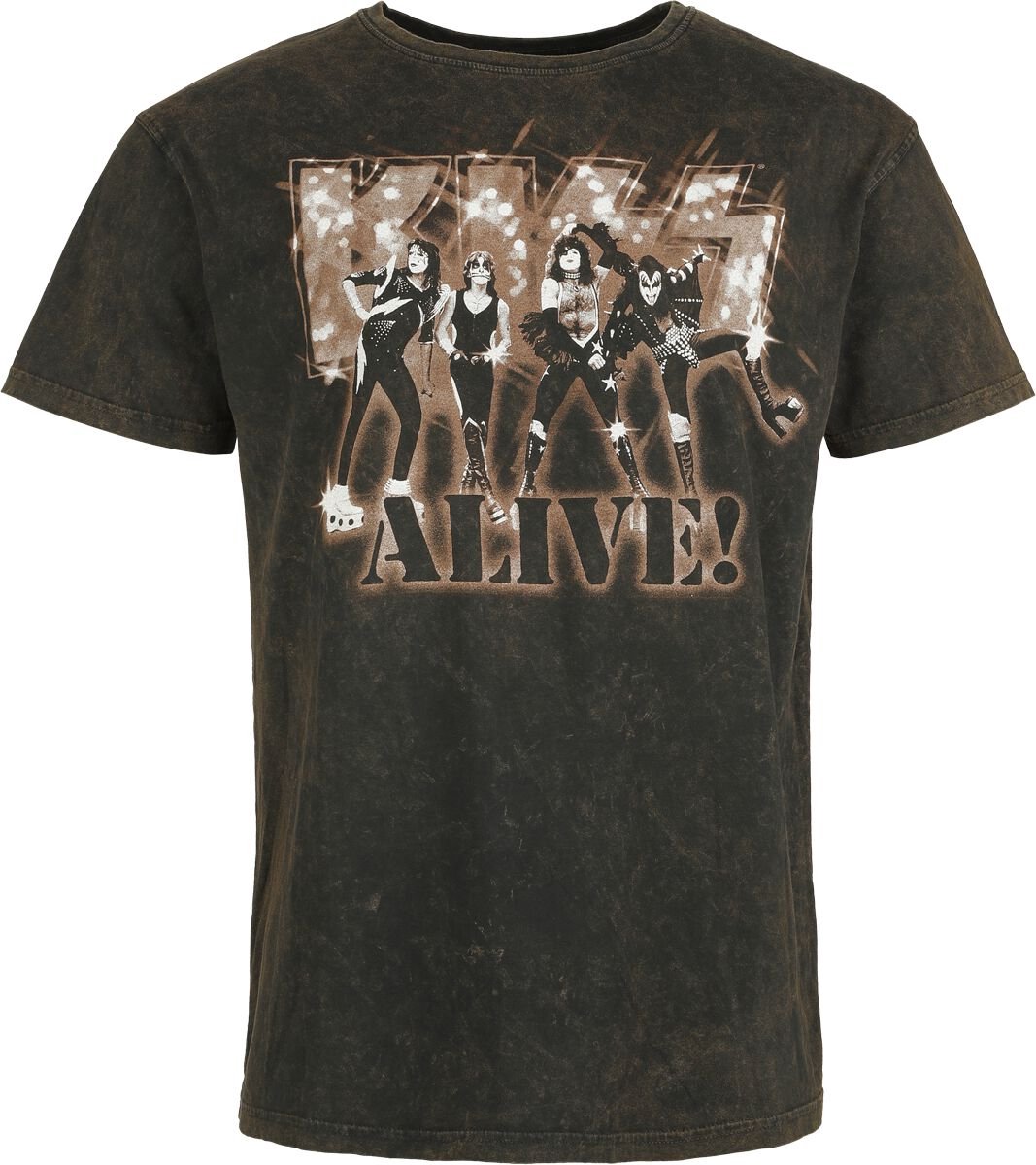 Kiss Alive Heren T-shirt - meerkleurig - M