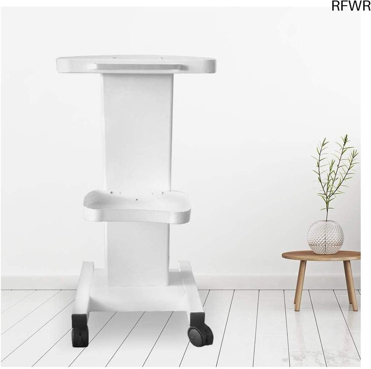 RFWR® Schoonheidssalon trolley met 4 wielen - 70 x 35 x 35 cm - Wit
