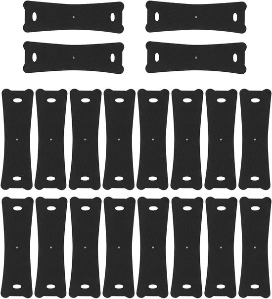 Pochette pour lance-pierre BigKing Professional (20 pièces) - Cuir - Sangle de rechange - Jeux de chasse et de tir