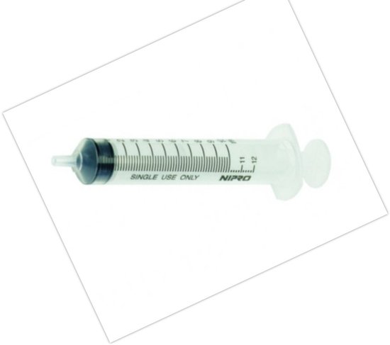 Foto: Nipro spuit 10 ml zonder naald voor vloeistof voeding enz prijs per 2 stuks 