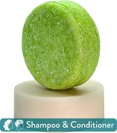 Elicious® - Set Shampoo + Conditioner - Normaal tot Vet Haar - Shampoo Bar - Conditioner Bar - Natuurlijke Shampoo - Natuurlijke Conditioner - Haarconditioner - SLS vrij - Plasticvrij - Vegan - Dierproefvrij