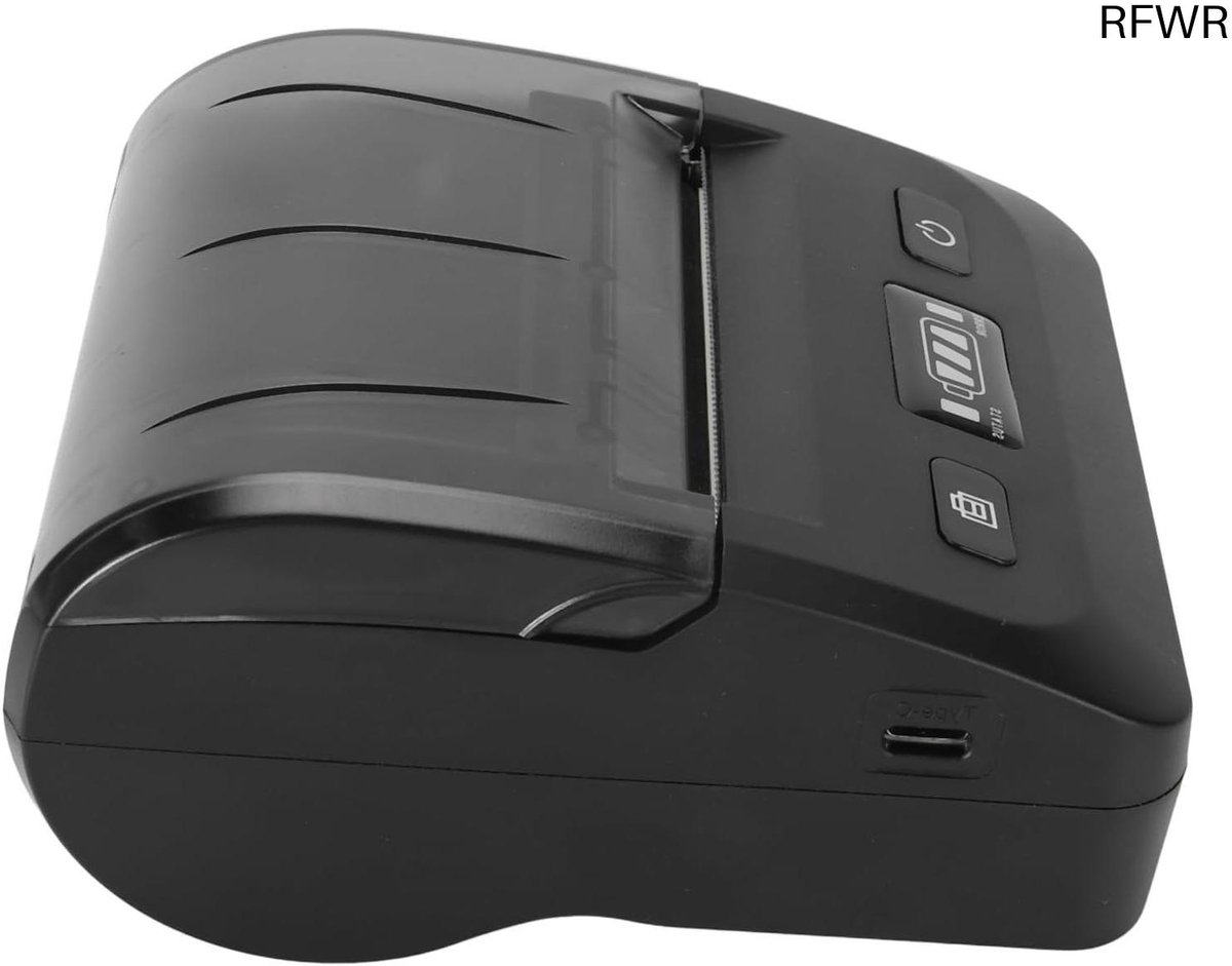 RFWR® Draagbare Meertalige Thermische Printer 80mm voor Android, iOS en Windows