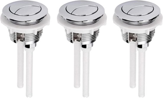 Dual Flush and Fill Toilet Cisterne Kit, Toilet Cisterne Dual Flush Valve, Cisterne Toilet Vul Onderdelen Water Afvoer Spoel Valve Knop Set Reparatie Fittings, Valve Vervanging (20CM