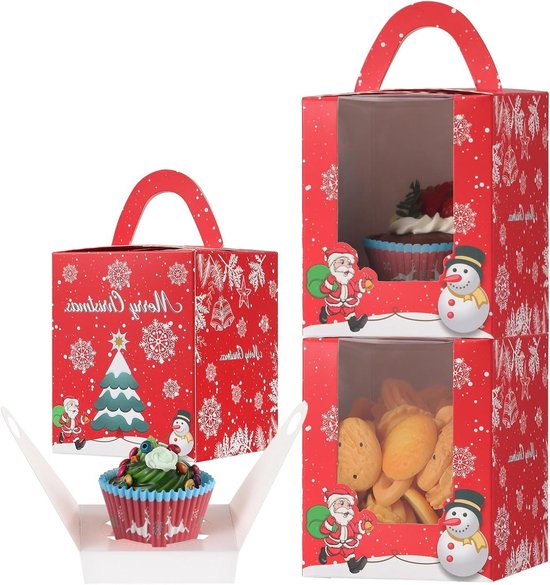 Doos voor 24 minicupcakes voor een unieke presentatie