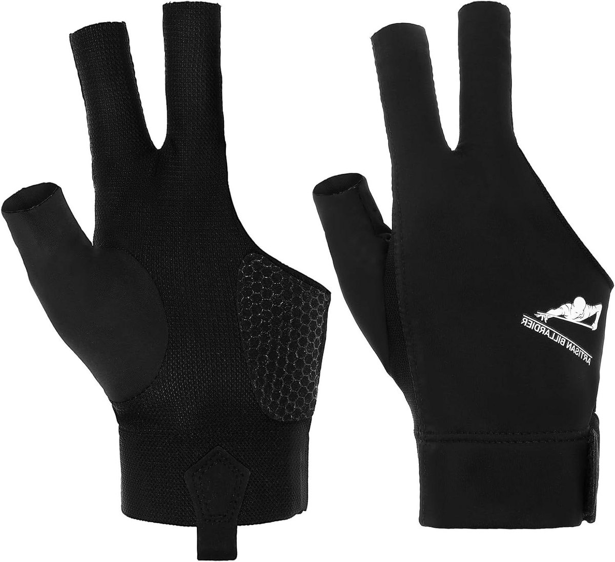 Allecto Plus - Biljarthandschoen voor Mannen en Vrouwen | Links | Sneldrogend | Sport Handschoen