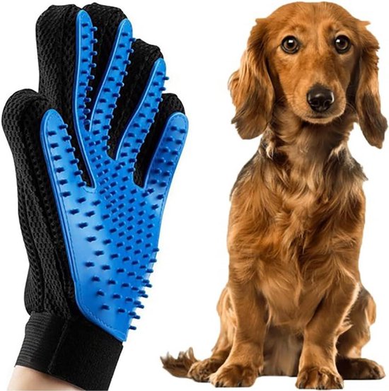 Marchul Kattenverzorgingshandschoen, hondenverzorgingshandschoen, huisdierenborstelhandschoen, ontdaan massagehandschoen voor lang/kort haar, huisdierenhaarverwijderaar handschoen voor kat, hond