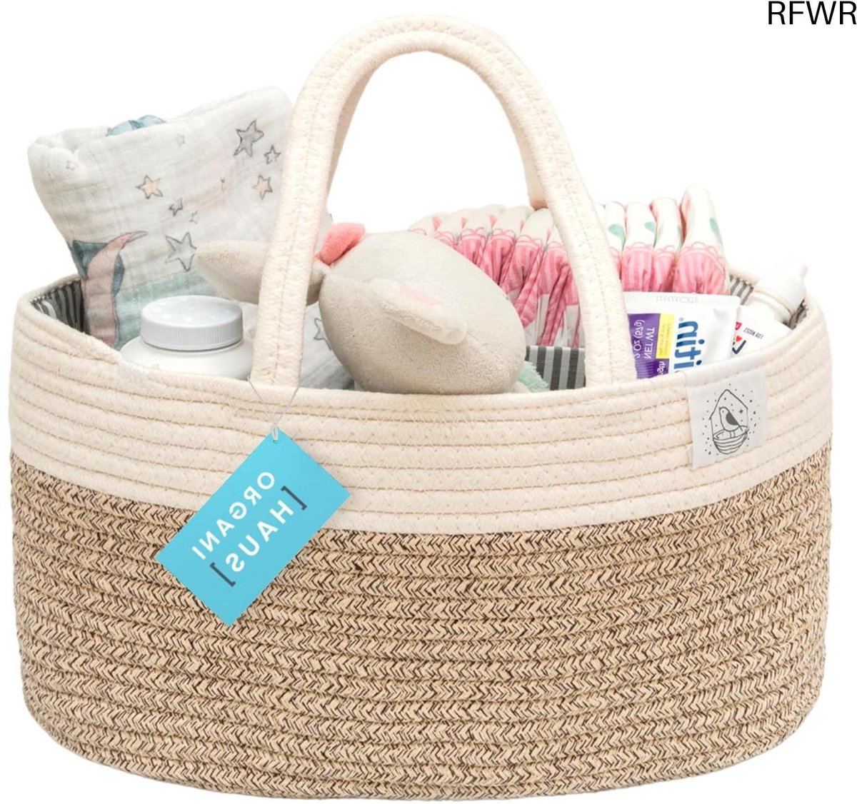 RFWR® Luier Caddy voor Baby | Organiser voor Luiers en Toebehoren