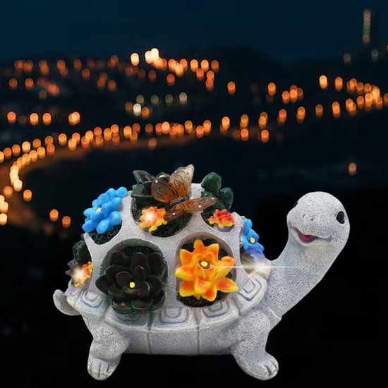 Tuinfiguren voor buiten, tuindecoratie voor buiten, 12,4 inch feeënfiguur met glazen
