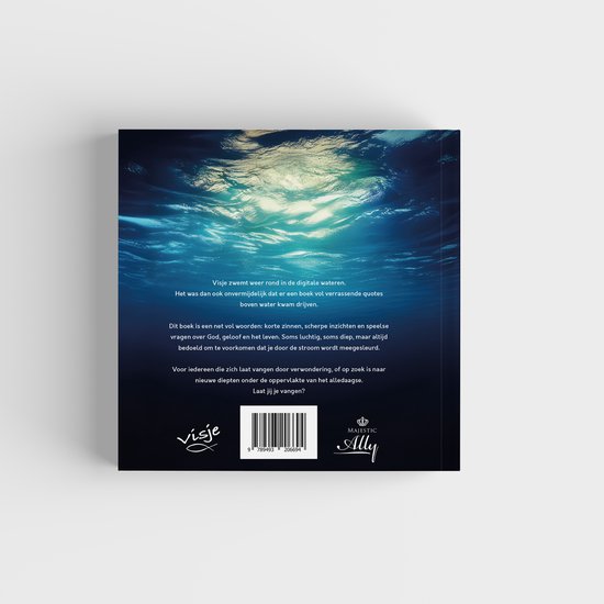 Couverture de livre avec paysage sous-marin et texte.