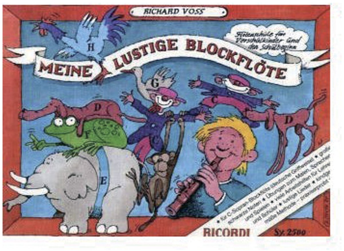 Meine lustige Blockflöte Band 1 (deutsche Griffw.)