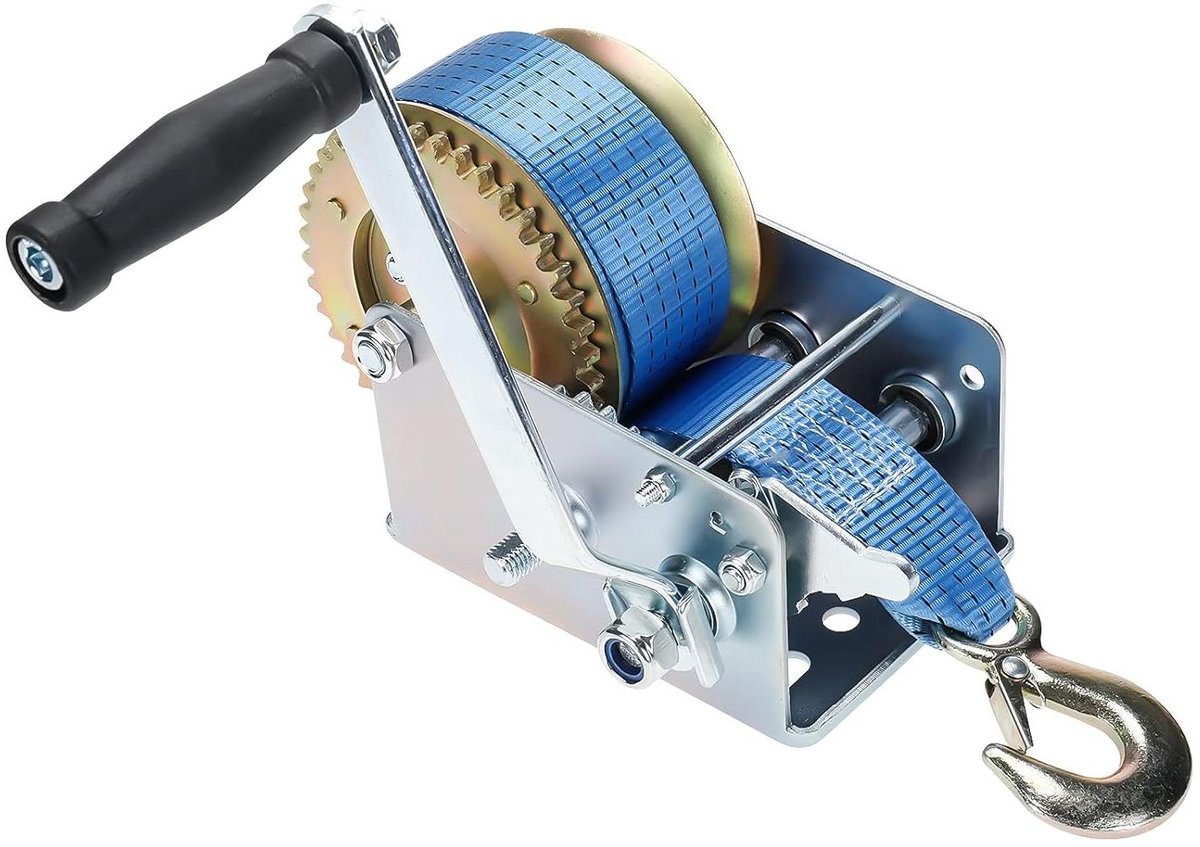 2300LB Handlier met 33 ft Webbing Riem voor Boot Trailer - Ideaal voor Caravan, Marine en ATV Slepen