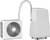 Evolar Mobiele Split Airco Zonder Afvoerslang - 4-in-1 - 12000BTU - met Luchtontvochtiger - Voor Slaapkamer - WiFi - Zonder Afvoer / Slang - EVO-SAP12CHW