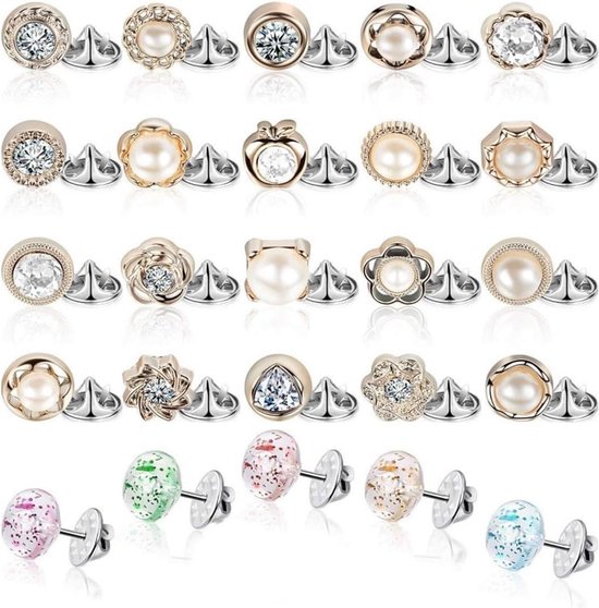 Broche Pin Broches Pin Broches Sjaal Jurk Trui Gebreide Veiligheid Clips Sieraden Vrouwen Meisjes Valentijnsdag Aanwezig Broches Pins (Color : B