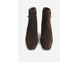 BRONX cassi-dy enkellaars donker bruin