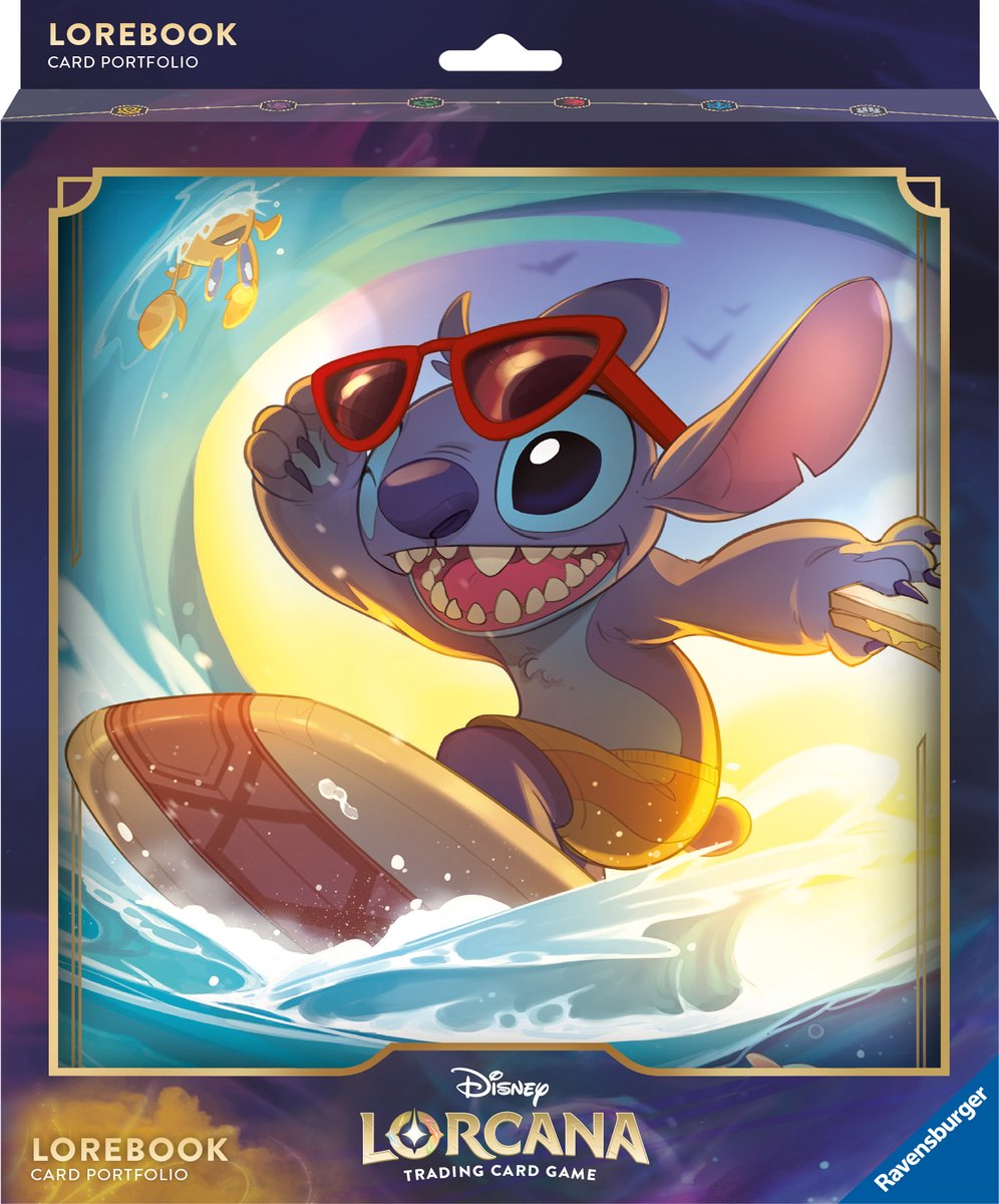 Disney Lorcana Stitch Lorebook Portfolio - Verzamelmap voor kaarten
