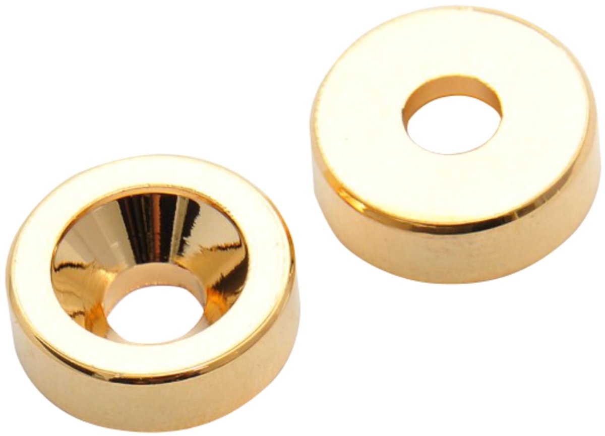 Göldo Halscontrastekkern Muffen 12mm, goud - Gitaaronderdeel
