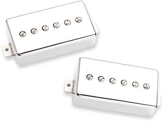 Seymour Duncan SPH90-1s - Phat Cat, Humbucker sized P90, Pickup Set - Nickel Cover