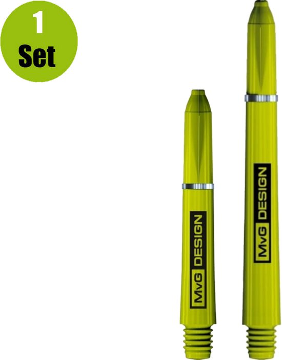 WINMAU - Michael van Gerwen MvG Medium Groen en Zwart - 1 set per verpakking (in totaal 3 Dart schachten) van Winmau — afbeelding 5