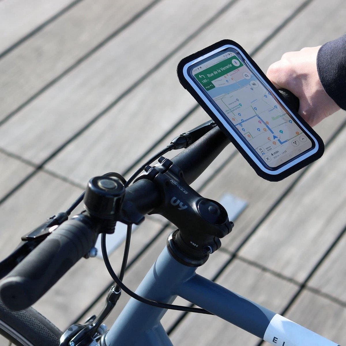 RFWR® Magnetische Fietstelefoonhouder met Waterdichte Hoes voor Fiets en Scooter
