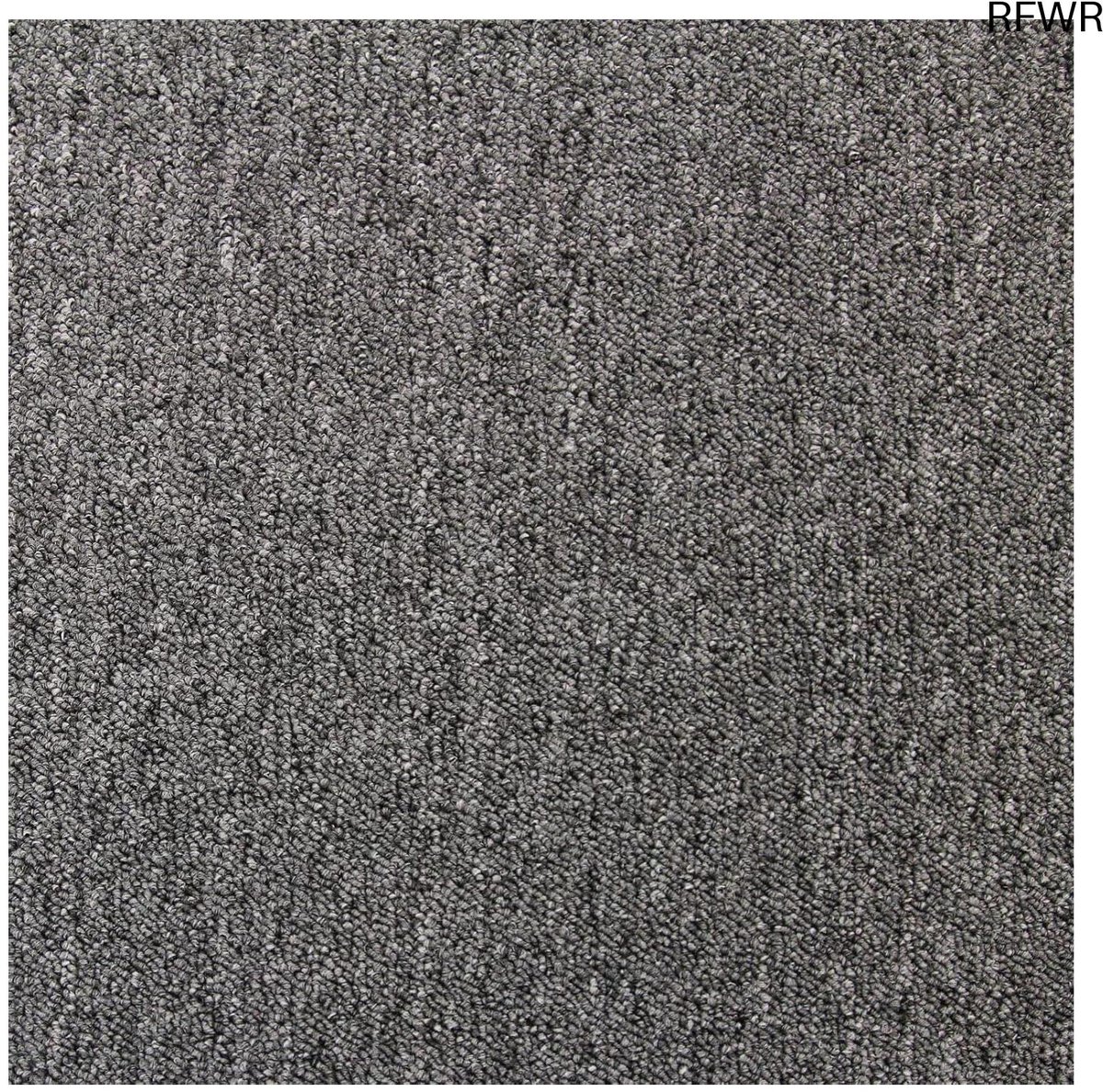 RFWR® Tapijttegels Antraciet 50x50cm - 20 Stuks Vloerbedekking voor 5m²