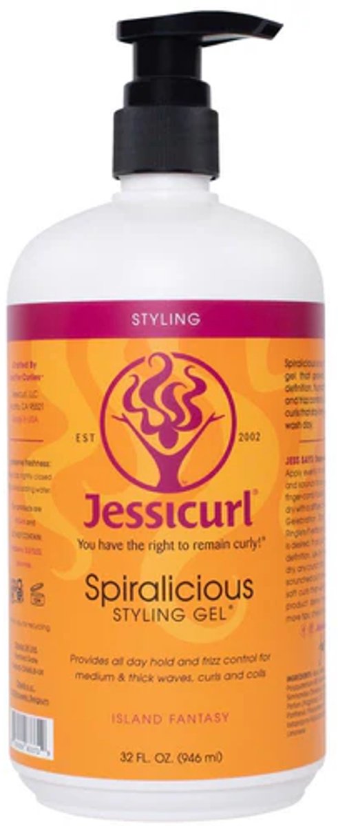 JessiCurl - Spiralicious Styling Gel - Citrus Lavender - 32 oz. / 946 ml