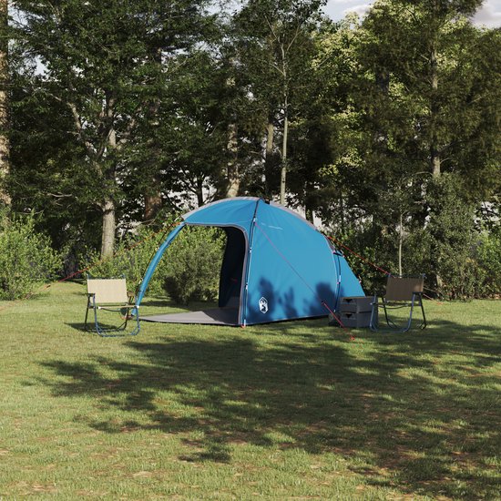 vidaXL - Huisje - Tent - 2-persoons - Blauw - taft van Vidaxl — afbeelding 4