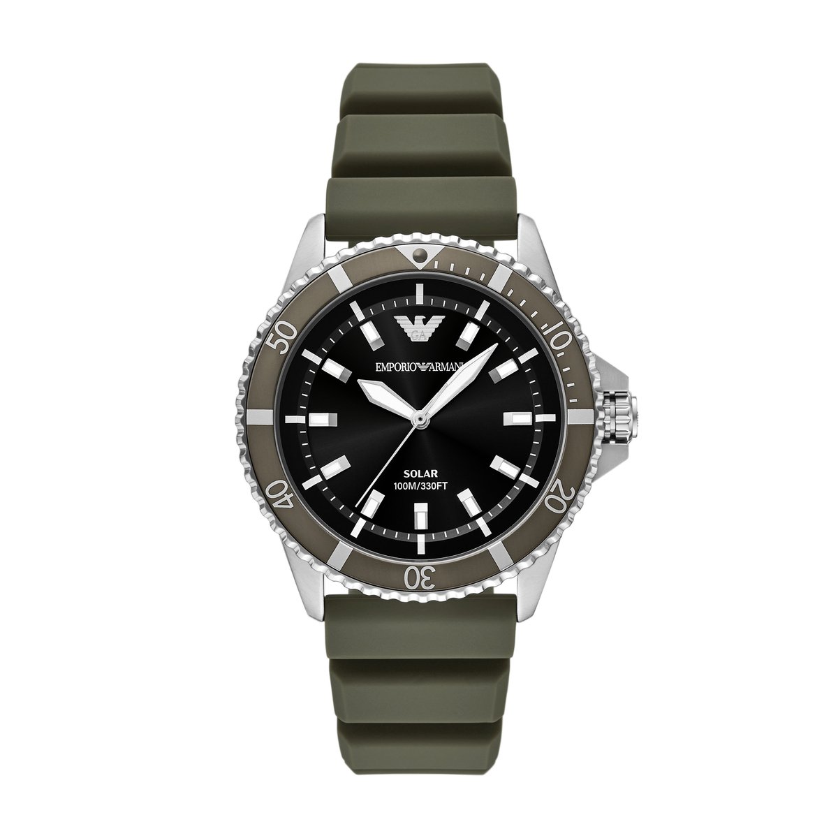 Emporio Armani WORLD EXPLORER Heren Horloge 42 cm - Zilverkleurig