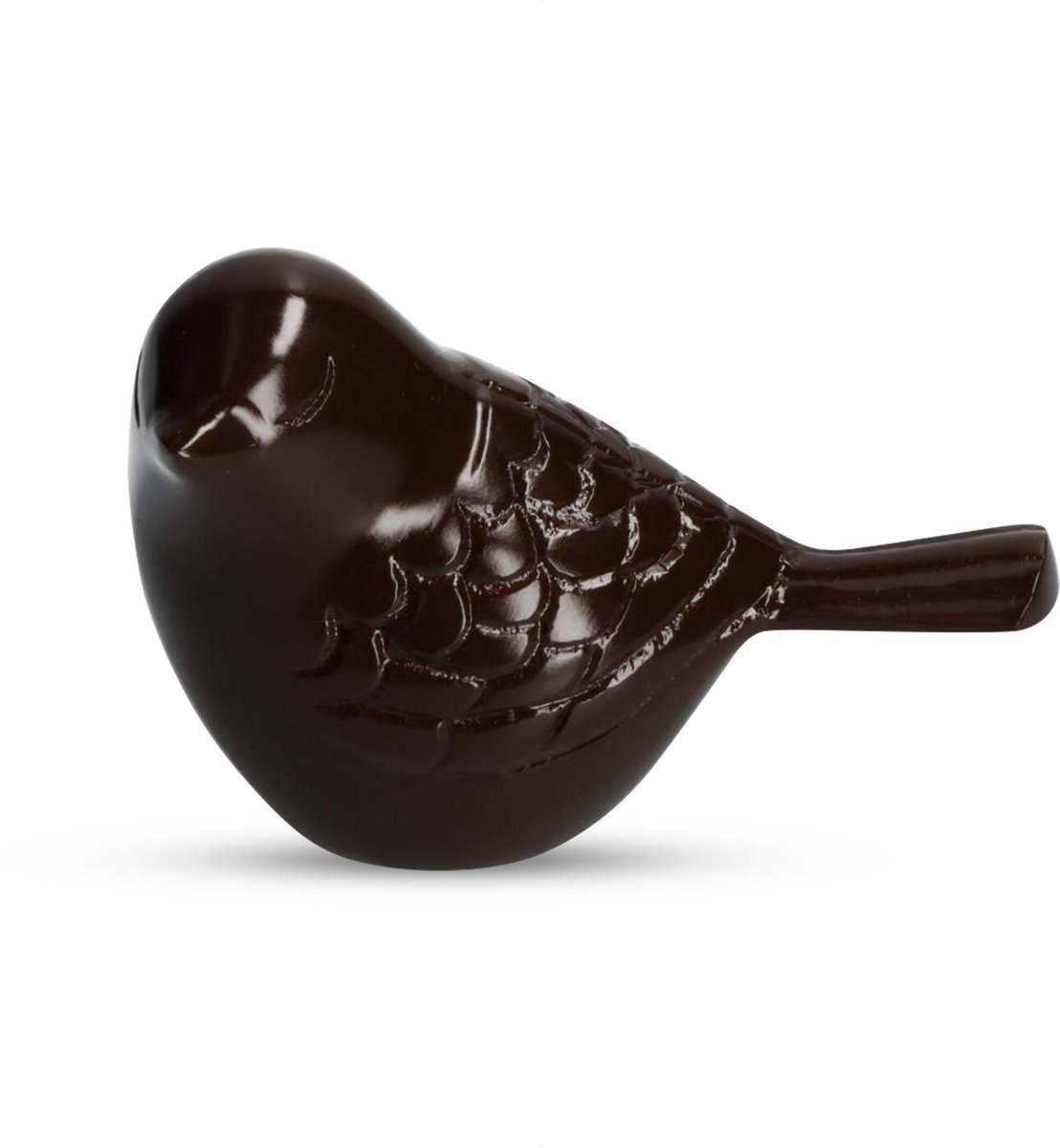 Unieke As Urn - 100 ML - Handgemaakte Vogel urn - Urn - Crematie Urn - Uniek - Voor Huisdieren of Menselijk As - Crematie As - Decoratie Urn - Bird - BROWN