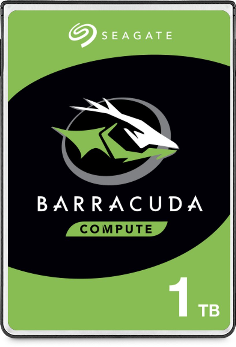 Seagate BarraCuda - Interne harde schijf - Desktop HDD - 2.5 inch - 1 TB