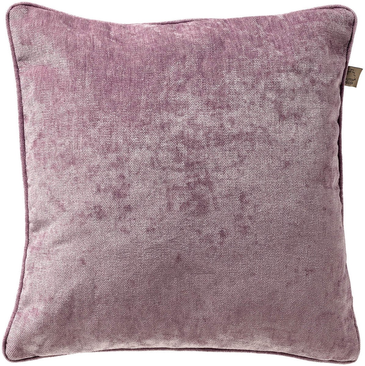 Dutch Decor LEWY - kussenhoes 45x45 cm - glansvelours - Dusky Orchid - paars - met rits - zonder binnenkussen Mauve