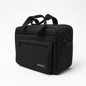 40x30x20 Reistas Transavia, TUI, Vueling, KLM & WizzAir - Underseater Maximale Inhoud - Handbagage tas kleiner te maken Tot 40x30x15 met Expandable Rits - Met Handige Smart Sleeve voor op een Koffer - Classic Black