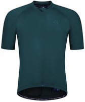 Rogelli Essential II Heren Fietsshirt - Korte Mouw - Lange Rits - Blauw