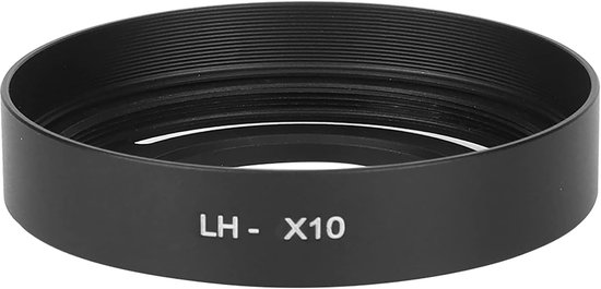 LANTRO JS Holle metalen lenskap voor Fuji X10/X20/X30, duurzaam en afneembaar met 52 mm filtercompatibiliteit