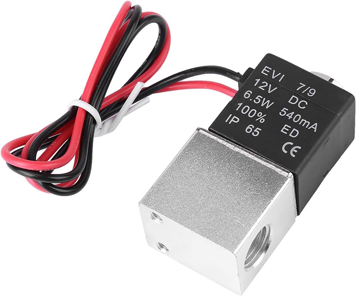 12V Dc 1/4 2 Way Normally, Magnetventil Pneumatik 12V Magnetventil 12V Closed Pneumatic Aluminum Electric Solenoid Air Valve