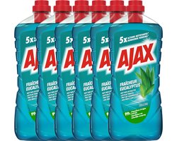 Ajax Allesreiniger - Eucalyptus geur - 6 flessen x 1.25L