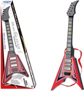 Gitaar Microfoon Versterker Reig 843 - Gitaar, Microfoon & Versterker Set Voor Kids | Met Lichtjes En 10 Ritmes, Een Echt Podium In Huis! Kindergitaar