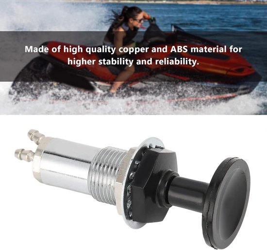 Vervangende Brandstofpomp voor Snowmobiles - ATV Brandstof Primerpomp - Koper + ABS RVS Brandstof Plunjerpomp voor WAVEJAMMER SUPERJET Jet Ski Brandstofpompen — afbeelding 4