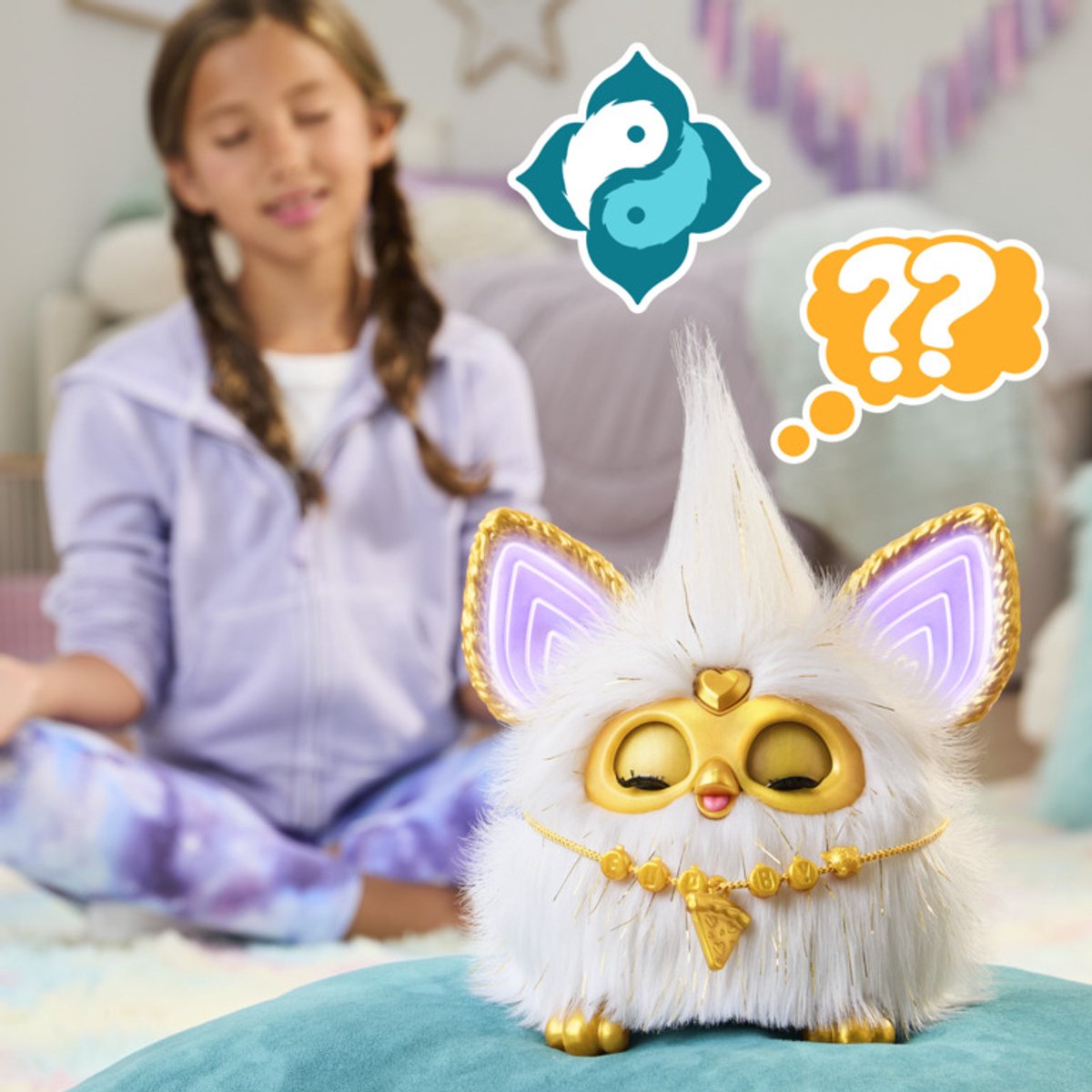 Furby Gouden Glamour - Interactieve Knuffel - Nederlandstalig — afbeelding 3