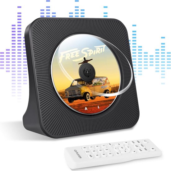 Metronic Lecteur CD Radio Portable Bluetooth Céleste, MP3 avec Port USB